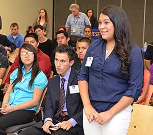 High school students at UCSF Fresno's Doctors Academy