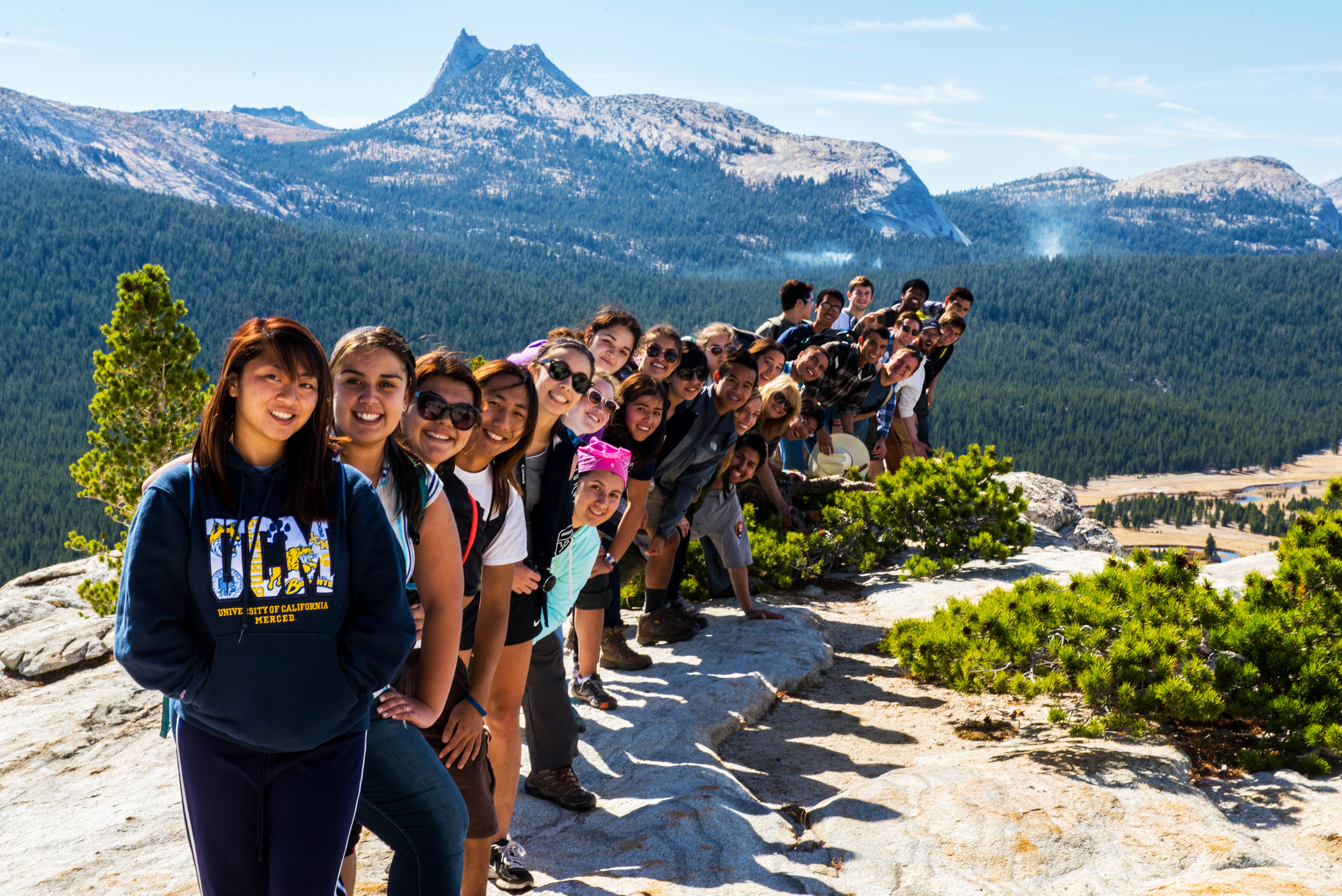 UC Merced students at Yosemite