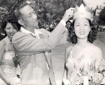 Penny Lee Wong crowned Miss Chinatown, 1948