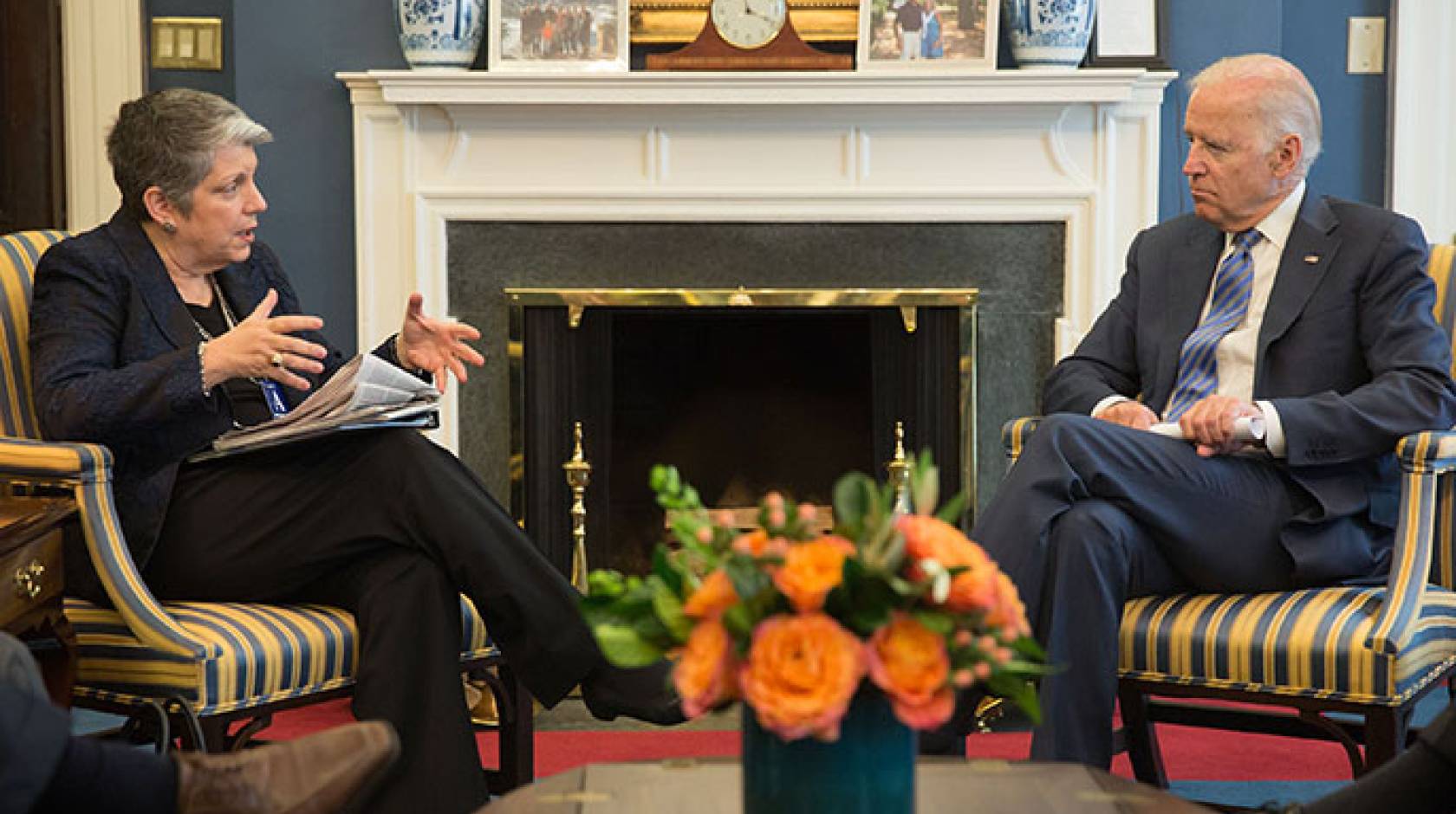 UC President Napolitano with Vice President Biden