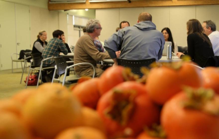 Staff members from UC Santa Barbara's sustainability, housing and dining teams met with counterparts from UC Merced as well as area farmers and Harvest Santa Barbara.