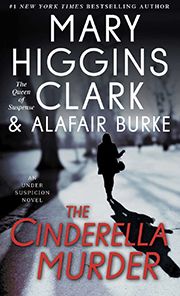 A woman walking in a white landscape -- The Cinderella Murder book cover