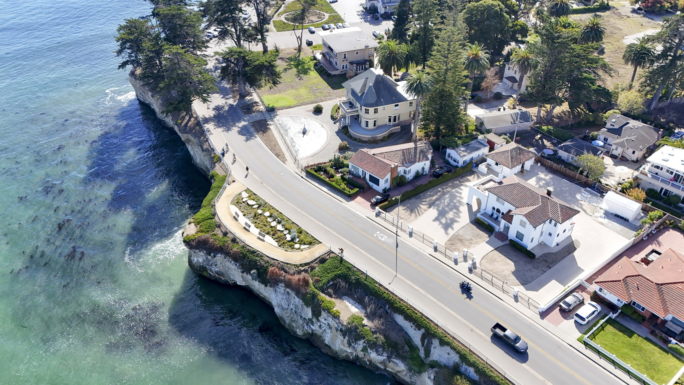 West Cliff Drive in Santa Cruz, California