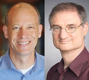 Side-by-side headshots of John Rogers and Joseph Kahne