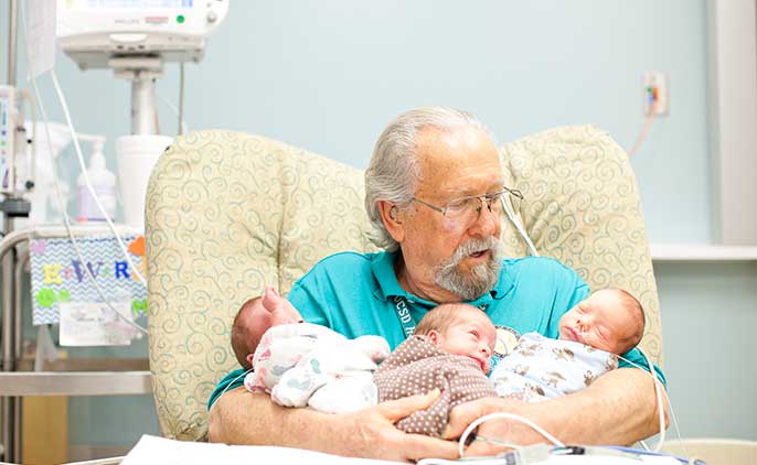 cuddling preemies