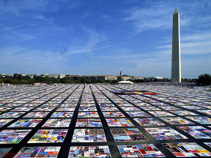 AIDS quilt UC