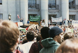 UC Berkeley apartheid protest