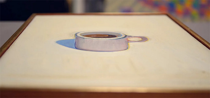 Wayne Thiebaud coffee cup