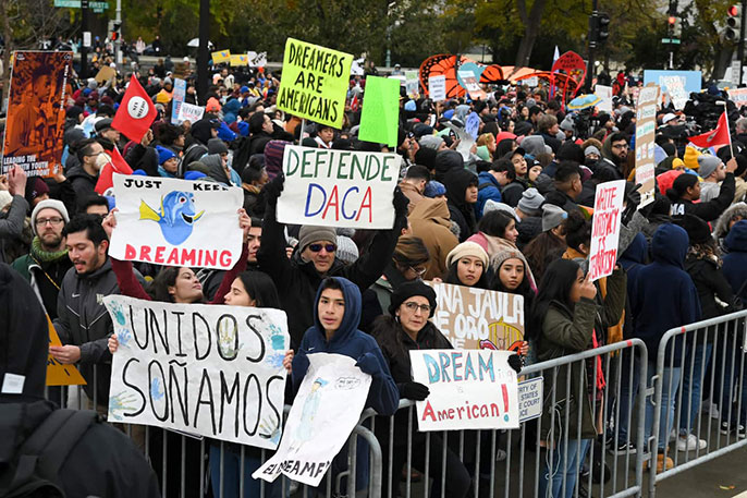 pro-DACA protestors