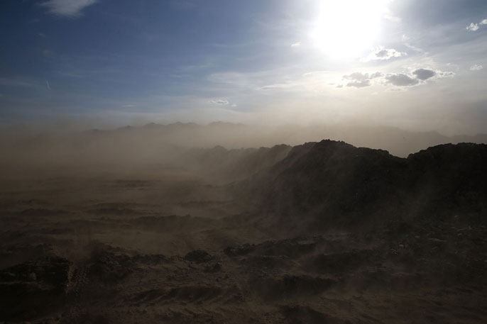 UC San Diego dust weather