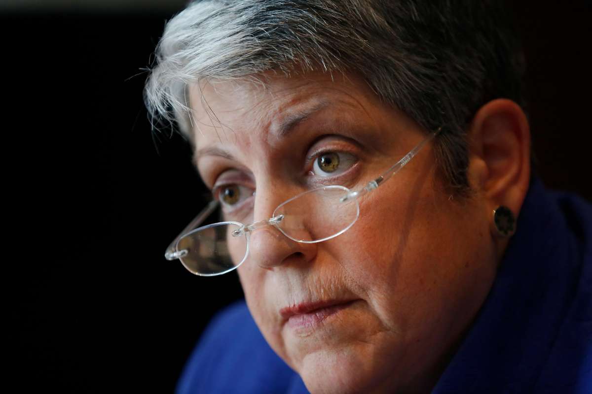 University Of California President Janet Napolitano Says She Will Step