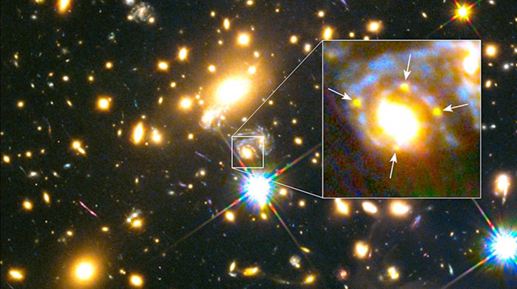 First Discovery Of A Distant Star Exploding Into A Supernova