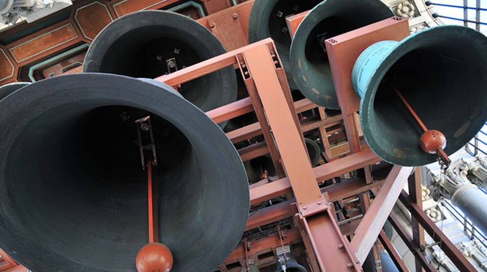 UC Berkeley bells from below