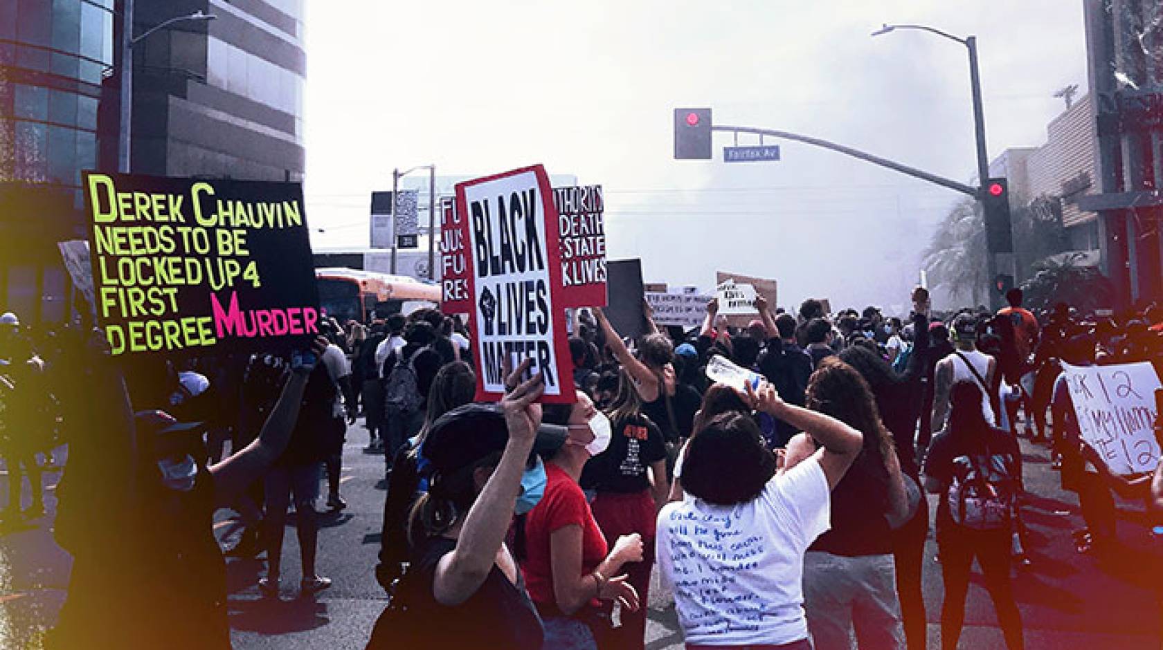 Black Lives Matter protest in LA