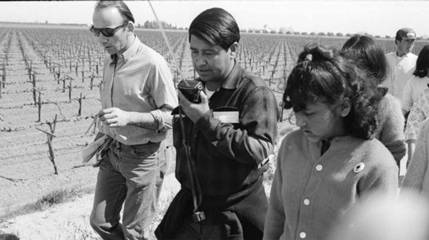 Historical photographs of César Chávez available through UC Merced