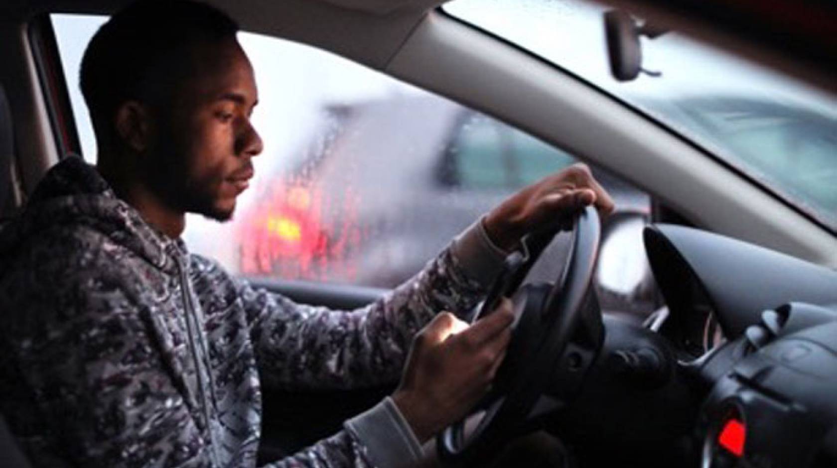 Gig worker in a Lyft