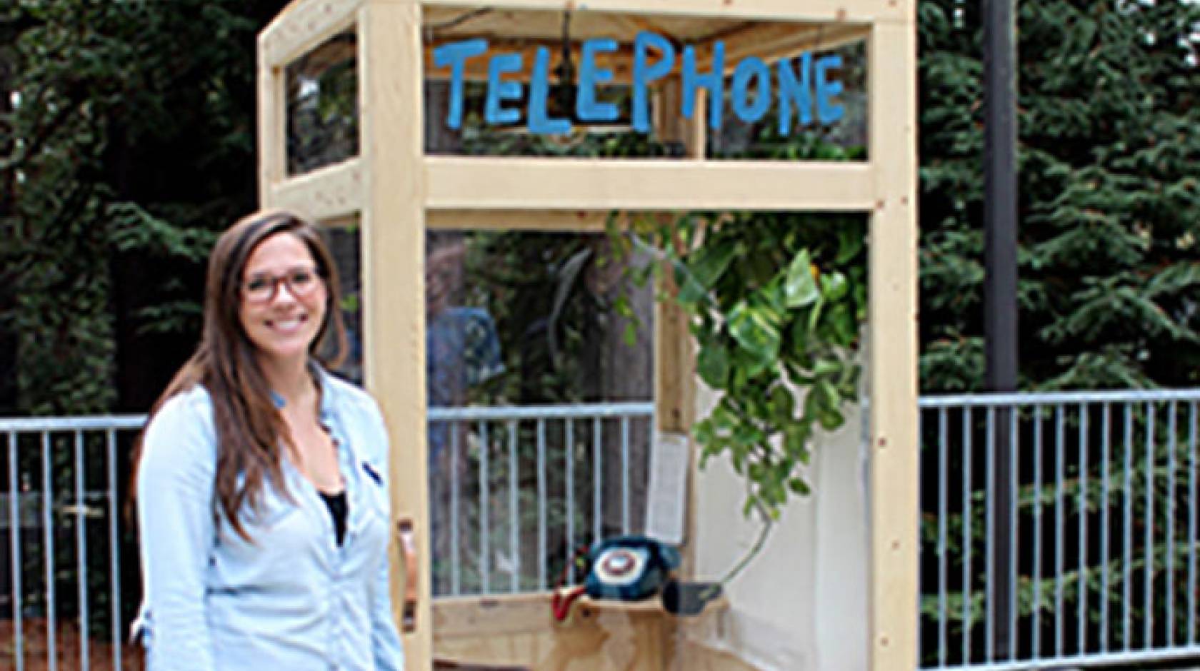 UC Santa Cruz telephone booth