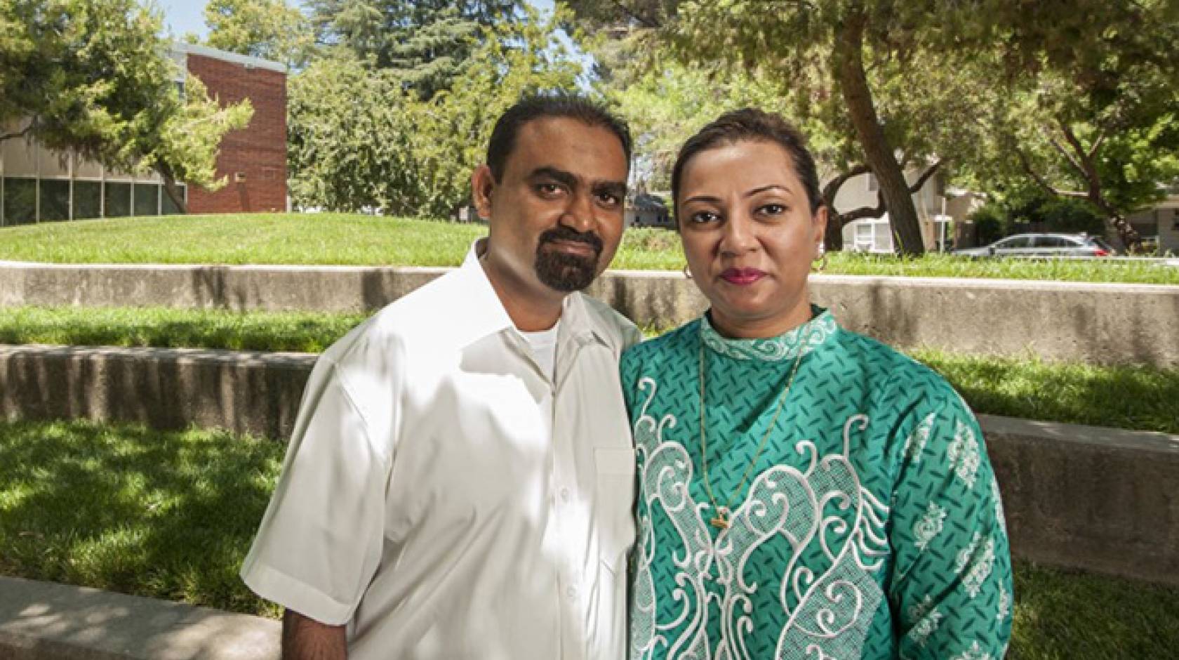 Yasmeen Kahn, a senior custodial supervisor at UC Davis Student Housing, donated her right kidney to her husband, Mohammed Faiyaz.