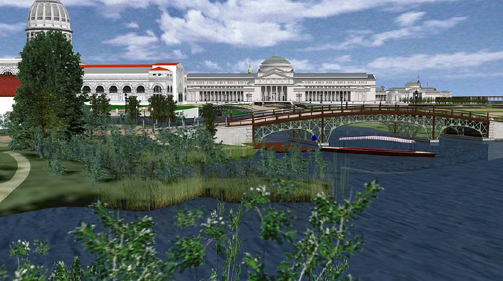 simulated image of 1893 Chicago World's Fair