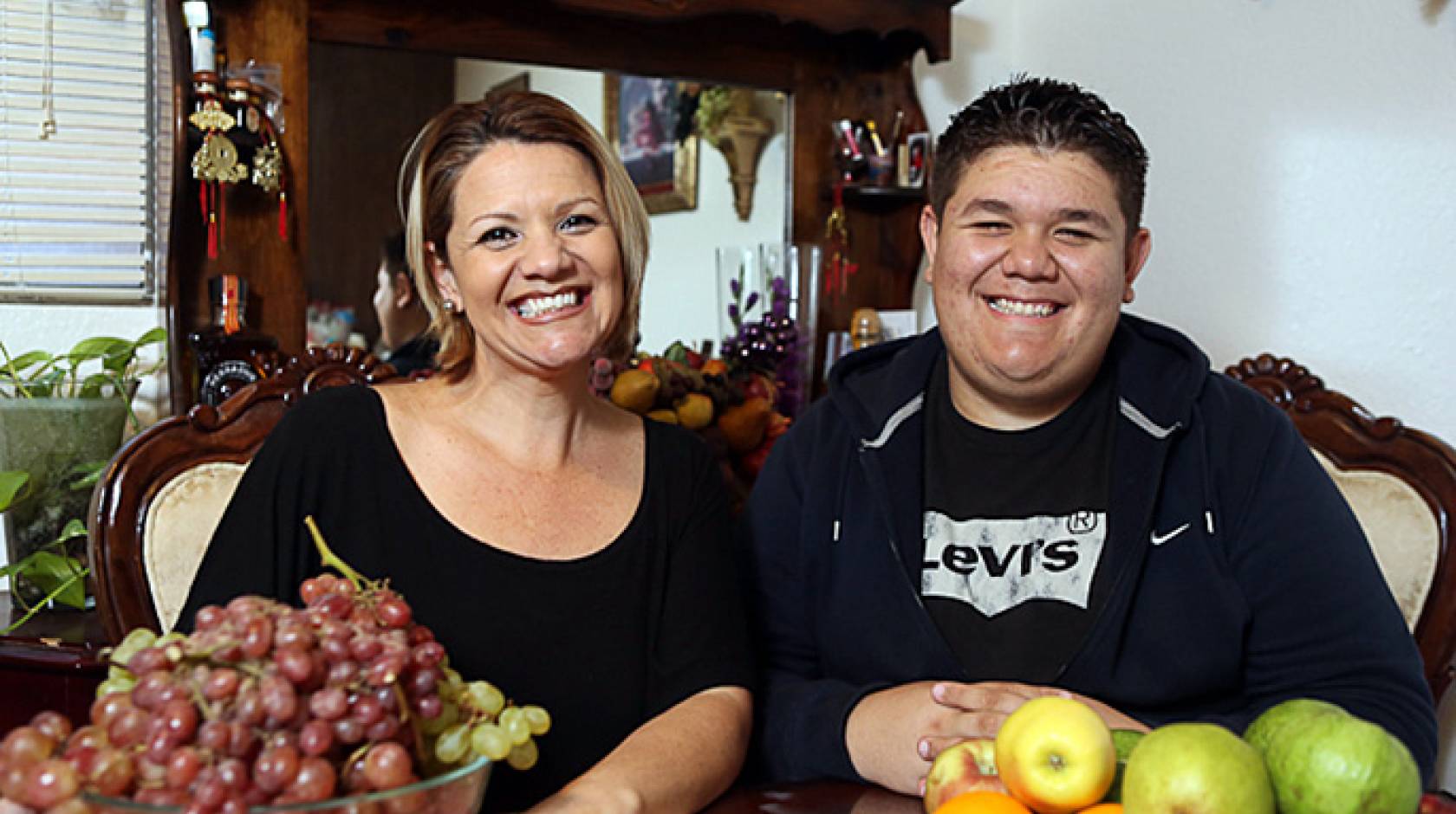 Veronica Romero and son Anthony