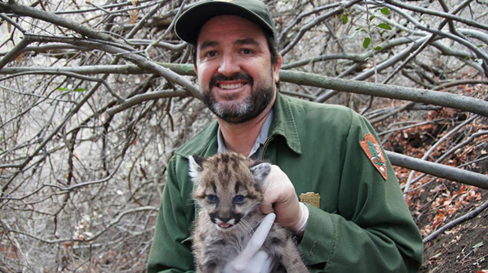 Sean Riley and P-32 as a cub