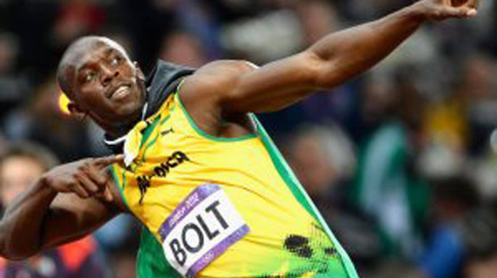 How fast can Usain Bolt run the 40 yard dash?