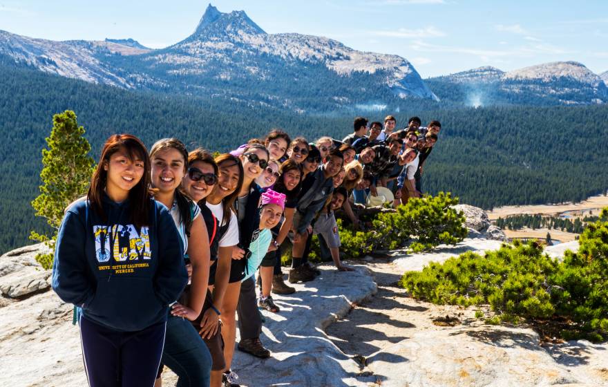 UC Merced students at Yosemite