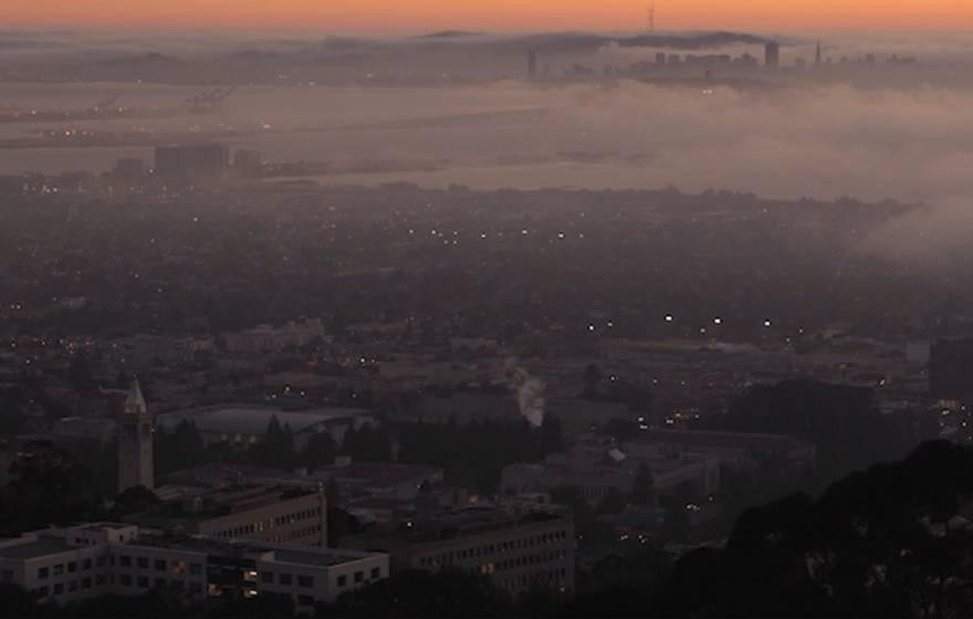 Sunrise over SF East Bay