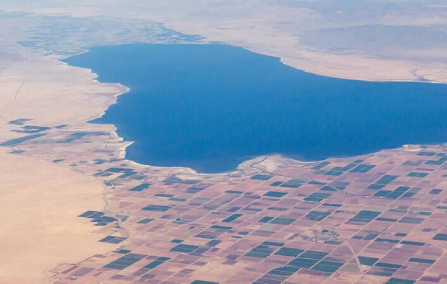 Salton Sea aerial view