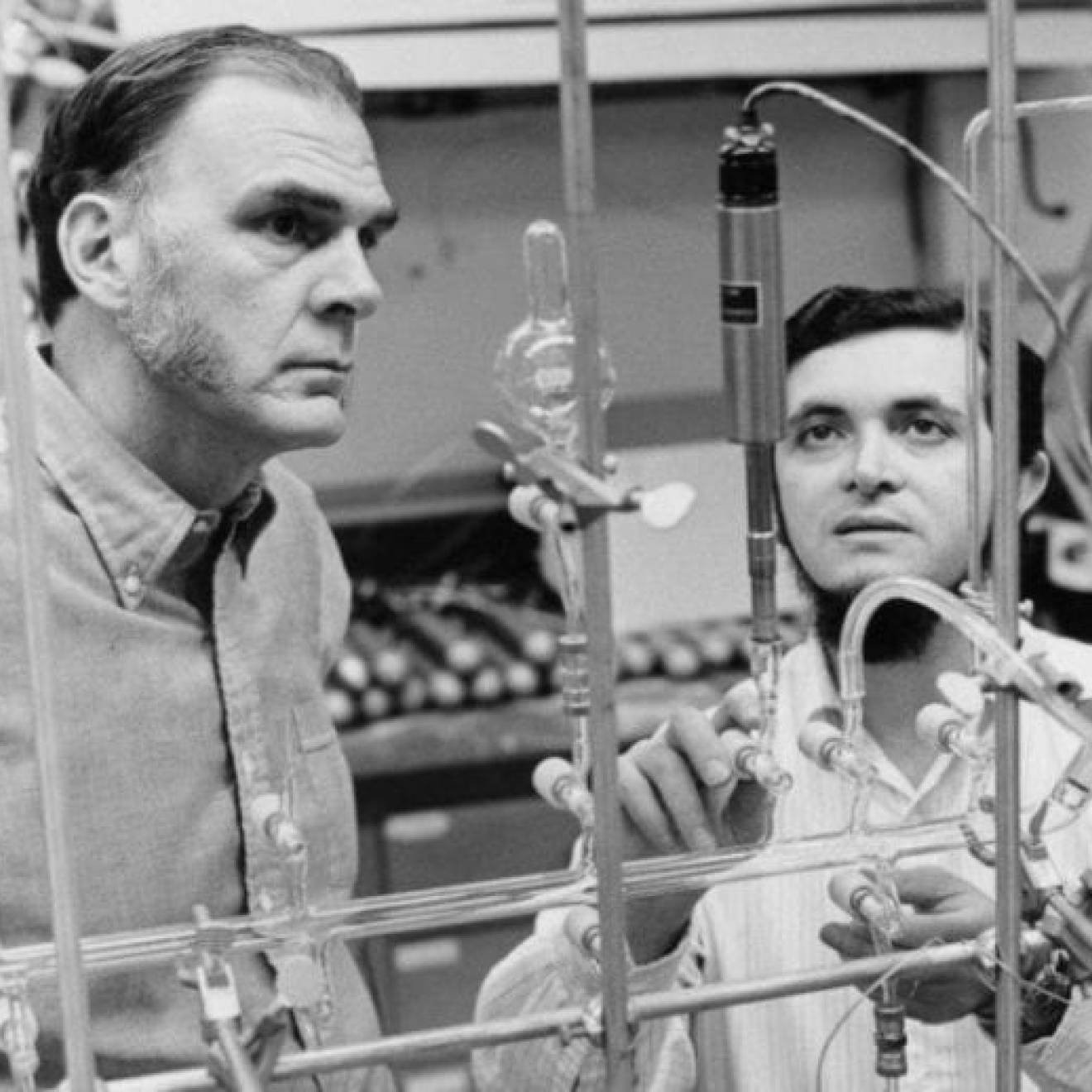 F. Sherwood Rowland and Mario Molina in their lab at UC Irvine in the early 1970s,