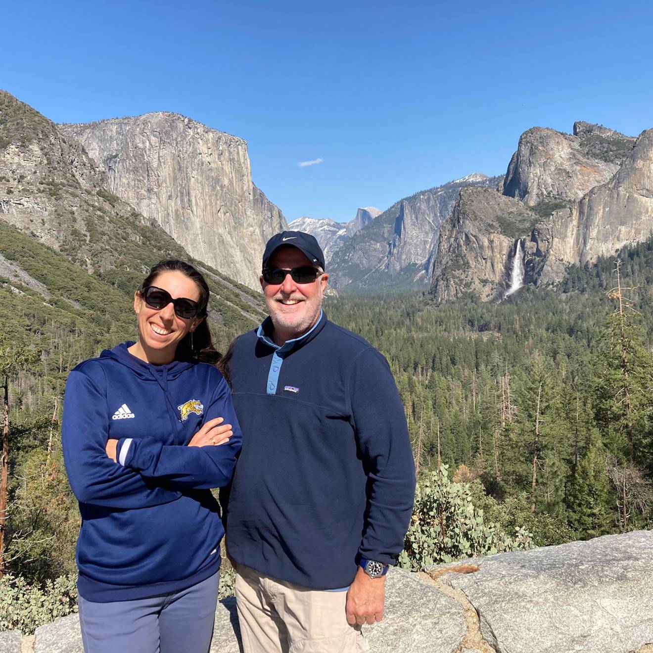 Steve Monfort and Breezy Jackson at Yosemite