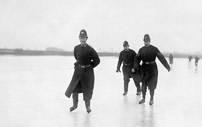 Thames ice skating