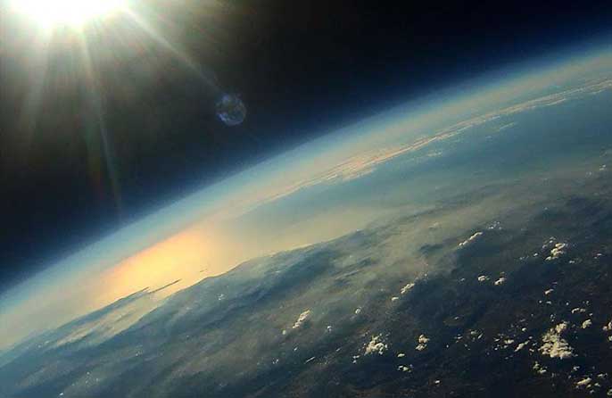 Earth from 80,000 feet